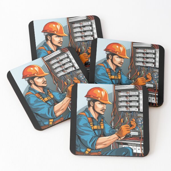 Item preview, Electrician job designed and sold by Mateusz Majcherek.