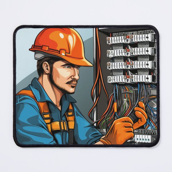 Item preview, Electrician job designed and sold by Mateusz Majcherek.