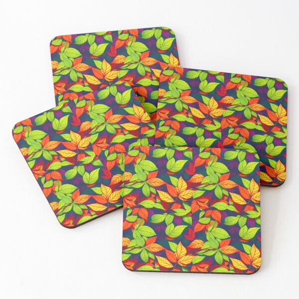 Item preview, colorful Leaf Design Pattern designed and sold by kiyaansh16.