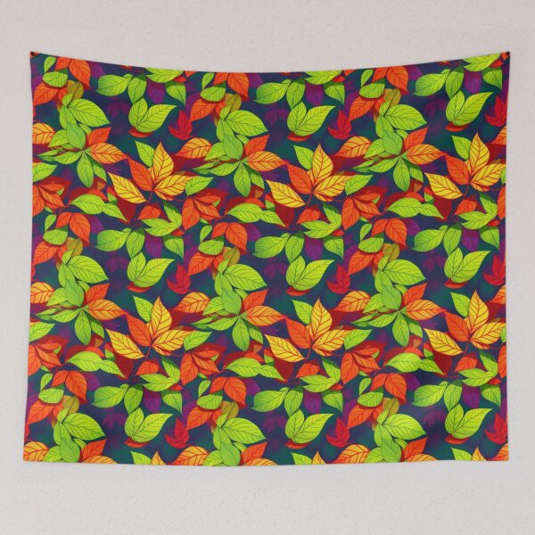Item preview, colorful Leaf Design Pattern designed and sold by kiyaansh16.