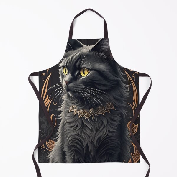 Item preview, Fantastical Wabori-Style Hand Drawn Masterpiece A Black Cat's Intricate Detail in Stunning 4K Resolution with Eye-Catching Contours, Splash Screens, and Heavy Strokes in Complementary Colors designed and sold by Akira Miyamoto.