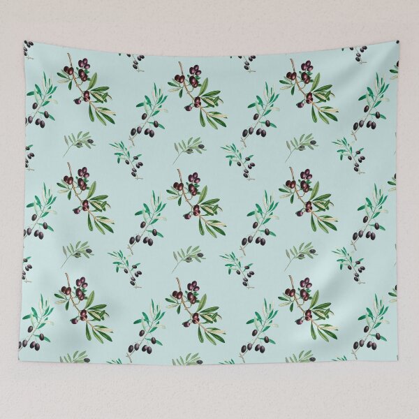 Item preview,  Olives,flowers,Tuscany,Italy,Mediterranean art designed and sold by MariaMarinova.