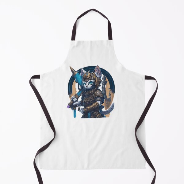 Item preview, Egyptian themed hi-tech armor cat holding a rocket designed and sold by LadyPinkShop.