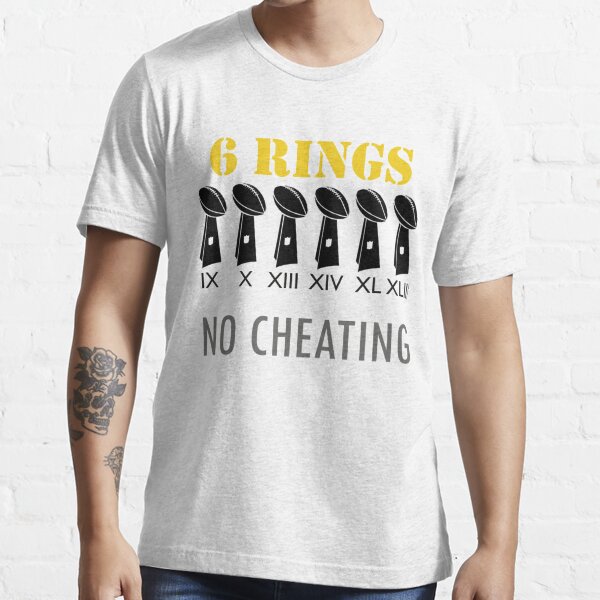 Pittsburgh Steelers Got Six Rings 2-Sided Grey Sleeveless T-Shirt