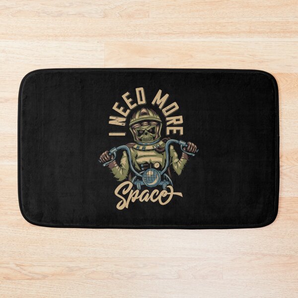 Item preview, I Need More Space Funny Cosmic Biker Retro Motorcycle Bikers Vintage Illustration designed and sold by BunnyVault.