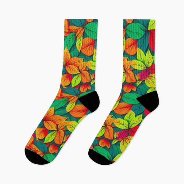 Item preview, Colorful Leaf Design Pattern designed and sold by kiyaansh16.