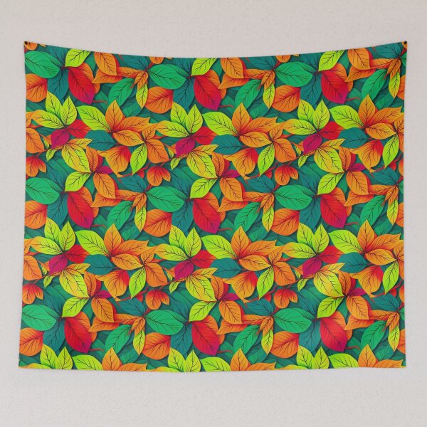 Item preview, Colorful Leaf Design Pattern designed and sold by kiyaansh16.