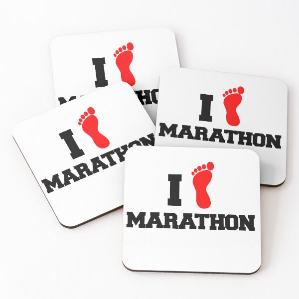 Item preview, I Love Marathon  designed and sold by BagCreations.