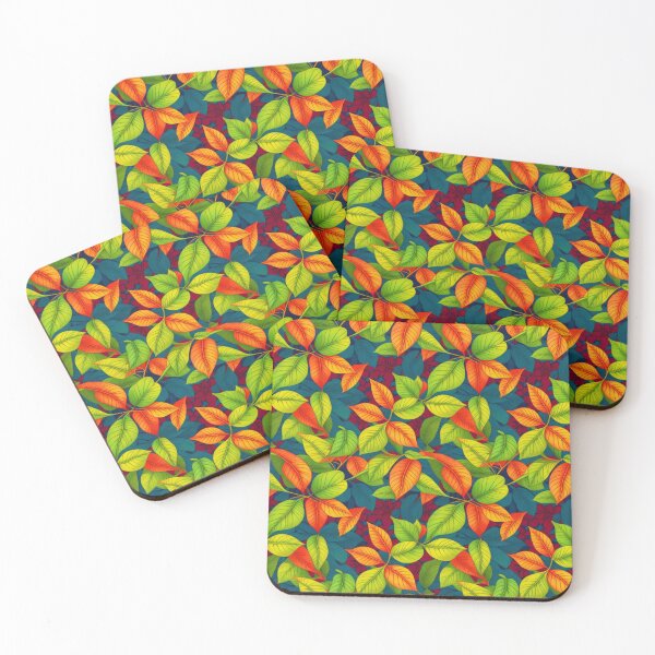 Item preview, Colorful Leaf Design Pattern designed and sold by kiyaansh16.