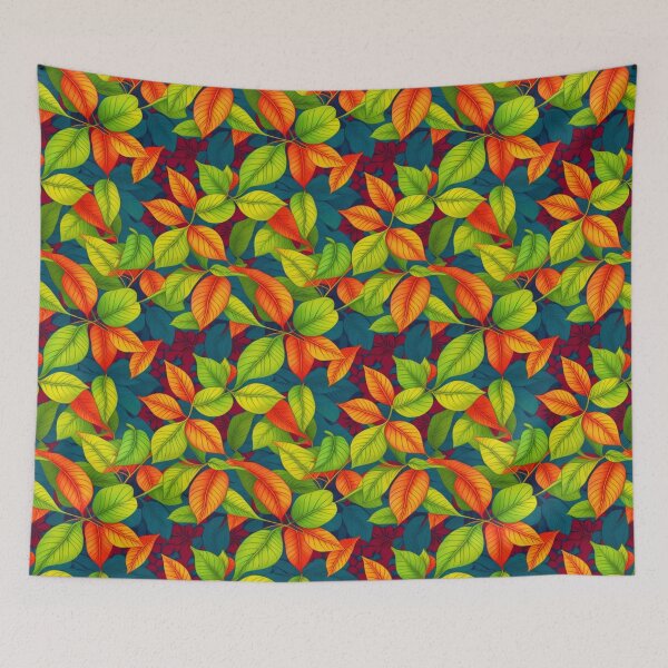 Item preview, Colorful Leaf Design Pattern designed and sold by kiyaansh16.