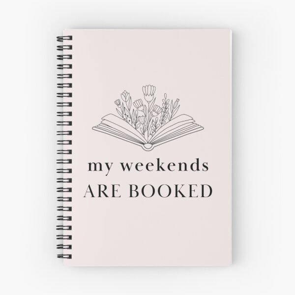 Item preview, My weekends are booked designed and sold by Starbubblepress.