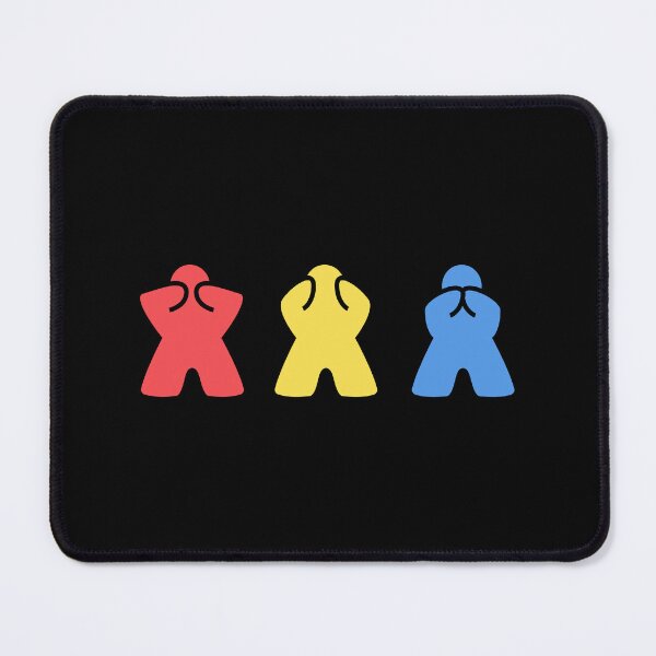 Item preview, Meeple Wise Monkeys Funny Board Game designed and sold by pixeptional.