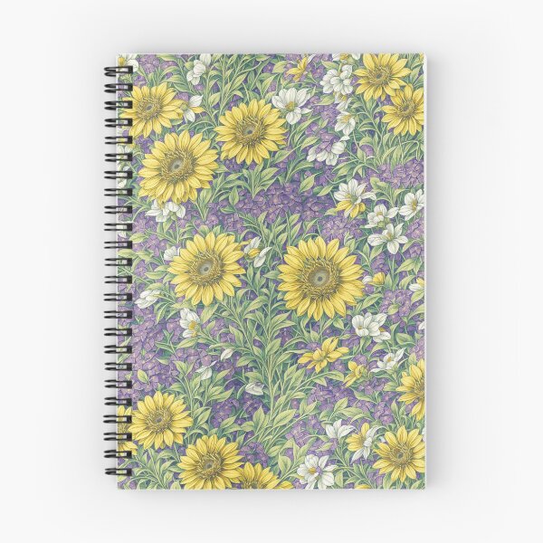 Item preview, Sun Flower and Lavender Pattern designed and sold by Nyam-NyamMerch.