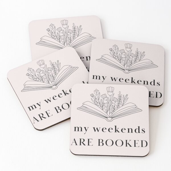 Item preview, My weekends are booked designed and sold by Starbubblepress.