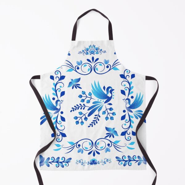 Item preview, Exquisite Blue and White Floral Design : Folk Russian Gzhel Pattern designed and sold by kongju.