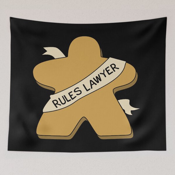 Item preview, Rules Lawyer Funny Meeple designed and sold by pixeptional.