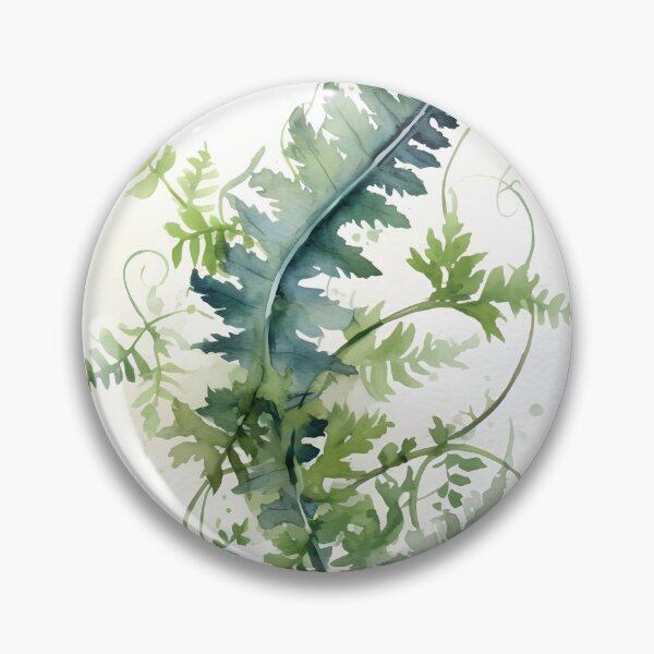 Item preview, Fern and garden plants botanical art 9 designed and sold by Art by Lilia.