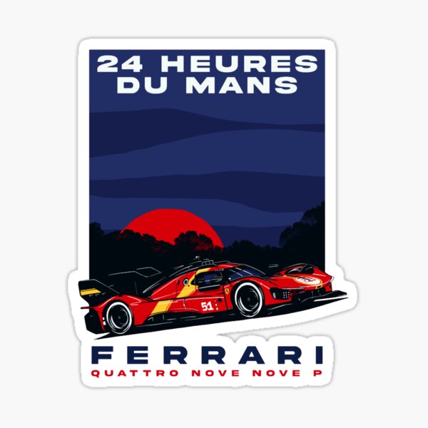 Illustration du vainqueur du Mans 499P Sticker