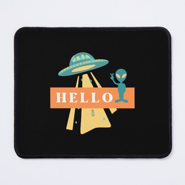 Item preview, Hello UFO, welcome earth designed and sold by BunnyVault.