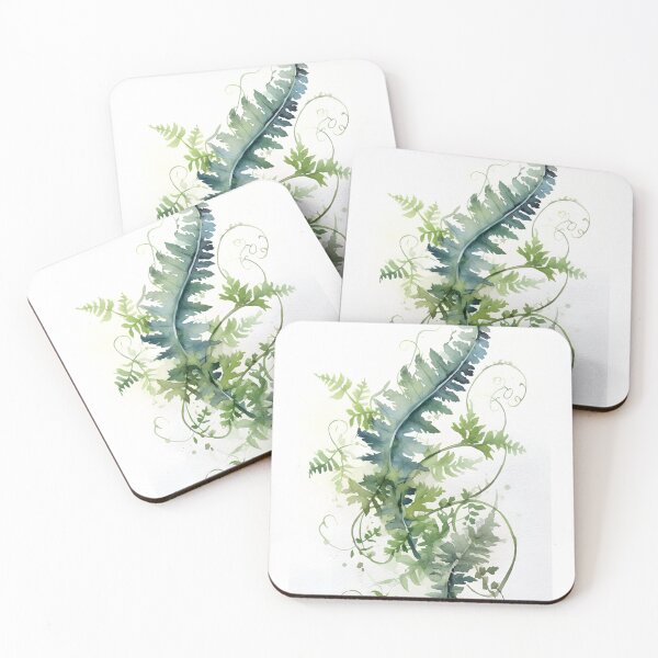 Item preview, Fern and garden plants botanical art 9 designed and sold by Art by Lilia.