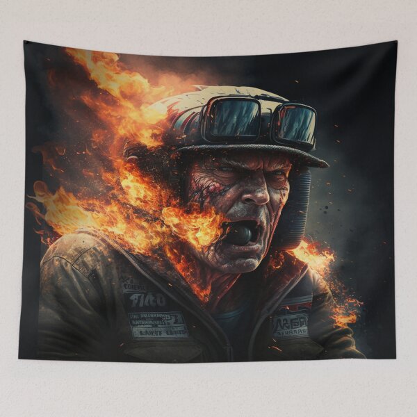 Item preview, Man on fire designed and sold by Tropium-Designs.