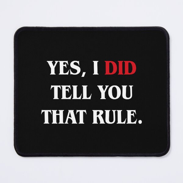 Item preview, Yes I Did Tell You That Rule Funny Board Game designed and sold by pixeptional.