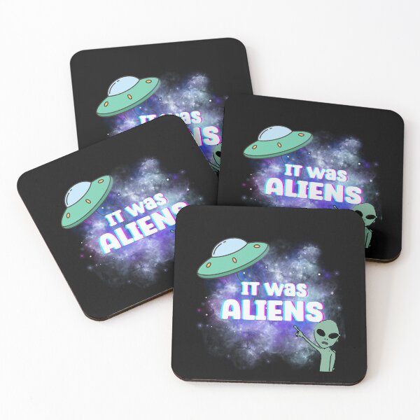 Item preview, It was ALIENS. UFO alien style design. designed and sold by BunnyVault.