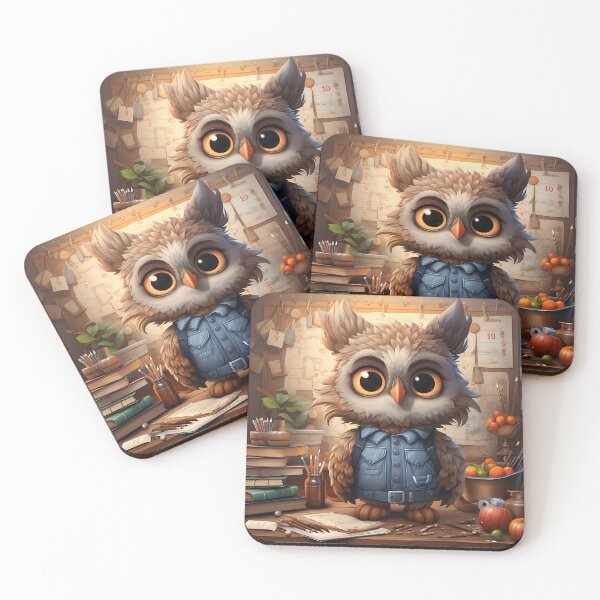 Item preview, Wise Owl, Teacher and School designed and sold by Hibiskusmond.