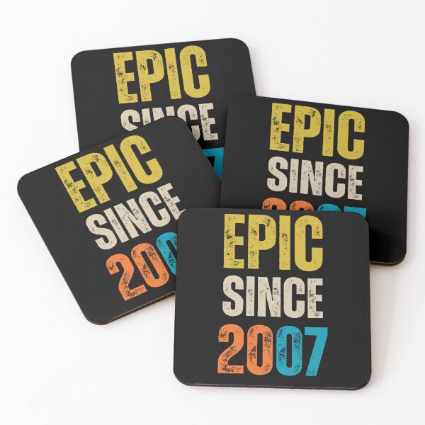 Item preview, Epic since 2007 - vintage birthday gift - birth year classic design designed and sold by Uplife-MyStore.