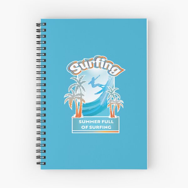 Item preview, Summer full of surfing, Surfing, Surfer on the wave, Palm trees, Rainbow colors designed and sold by VELLTOdesign.