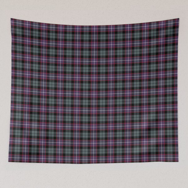 Item preview, Tartan, clan, Galbraith tartan grey, purple, black, red, white colours. Scottish Plaid pattern. Checkered pattern. designed and sold by iclipart.