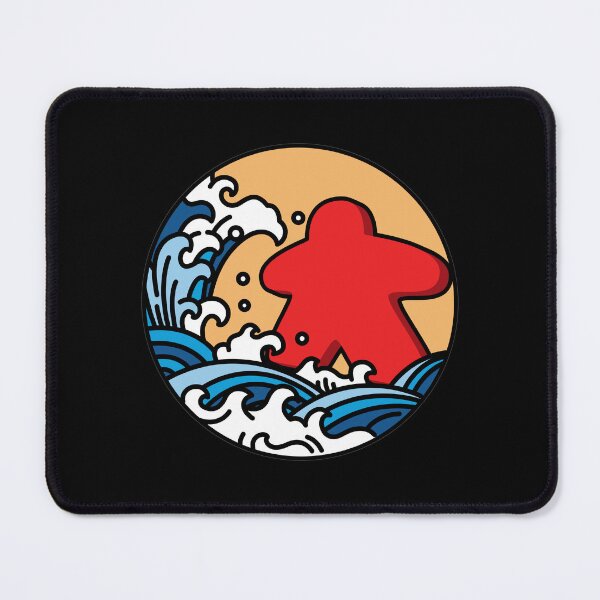 Item preview, Kanagawa Wave Meeple Board Game designed and sold by pixeptional.