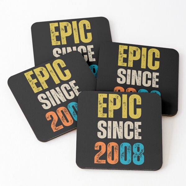 Item preview, Epic since 2008 - vintage birthday gift - birth year classic design designed and sold by Uplife-MyStore.
