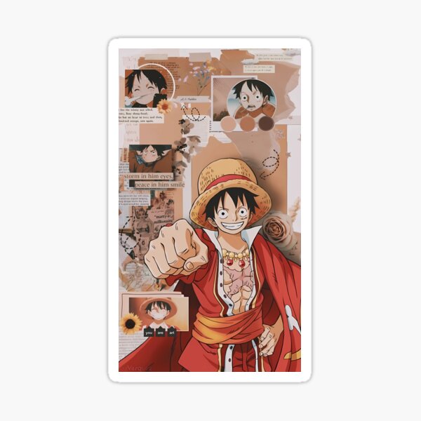 One Piece Epic Luffy Stickers for Sale