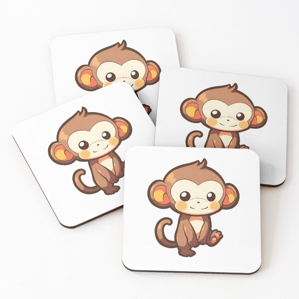 Item preview, Cute Monkey Number 01 designed and sold by ZEESDESIGN.