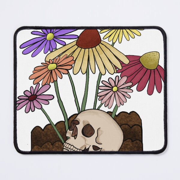 Item preview, flower garden with skull designed and sold by zeigler-cassiz.