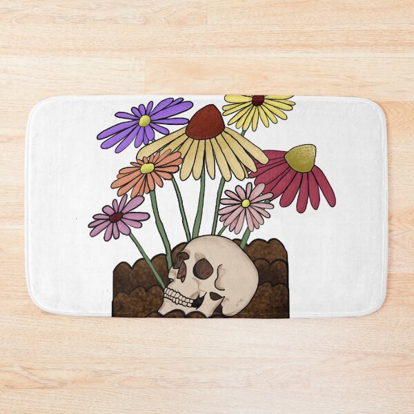 Item preview, flower garden with skull designed and sold by zeigler-cassiz.