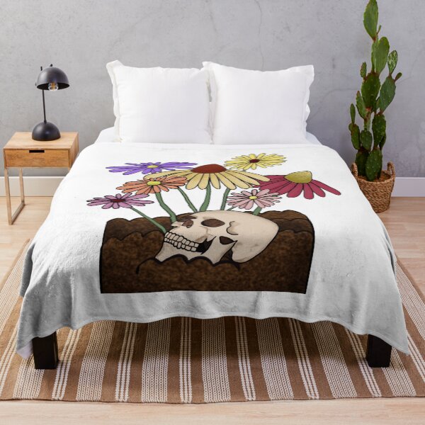 Item preview, flower garden with skull designed and sold by zeigler-cassiz.