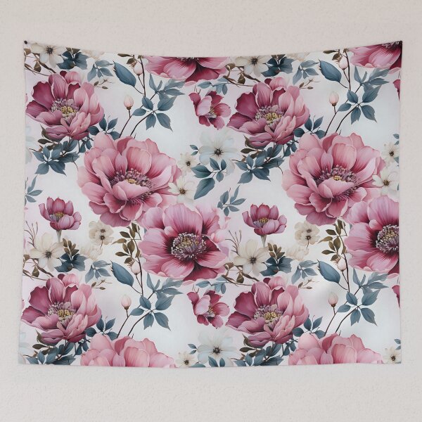 Item preview, Pink Watercolor Flowers [Large] designed and sold by dinkeydonkey.