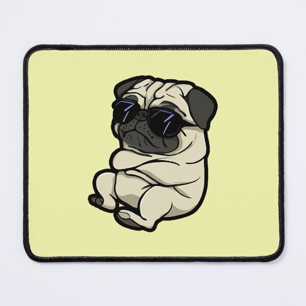 Item preview, chilling cute Pug Sticker designed and sold by Koolzilla.