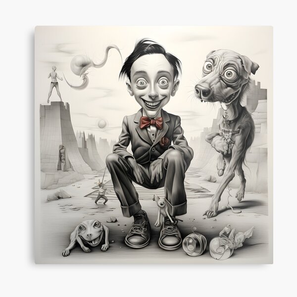Item preview, Enchanted Embrace: A Surreal Pencil Drawing designed and sold by Art-dios.