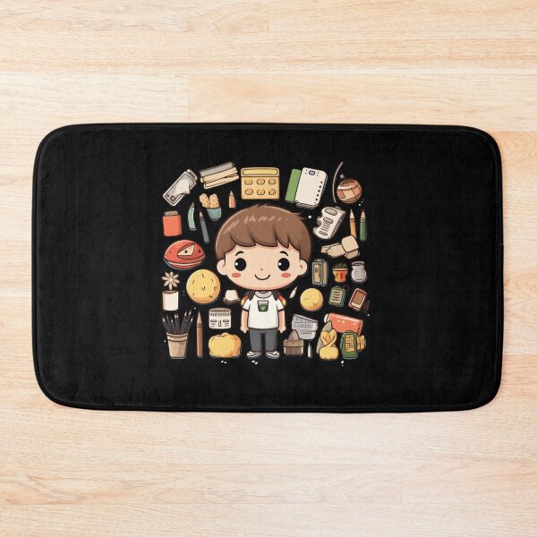 Item preview, Cute kawaiii school supply boy designed and sold by Mateusz Majcherek.