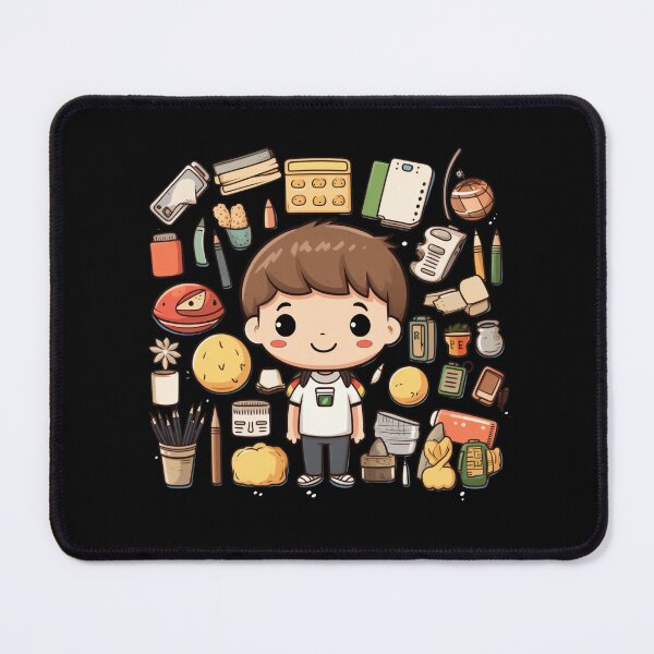 Item preview, Cute kawaiii school supply boy designed and sold by Mateusz Majcherek.