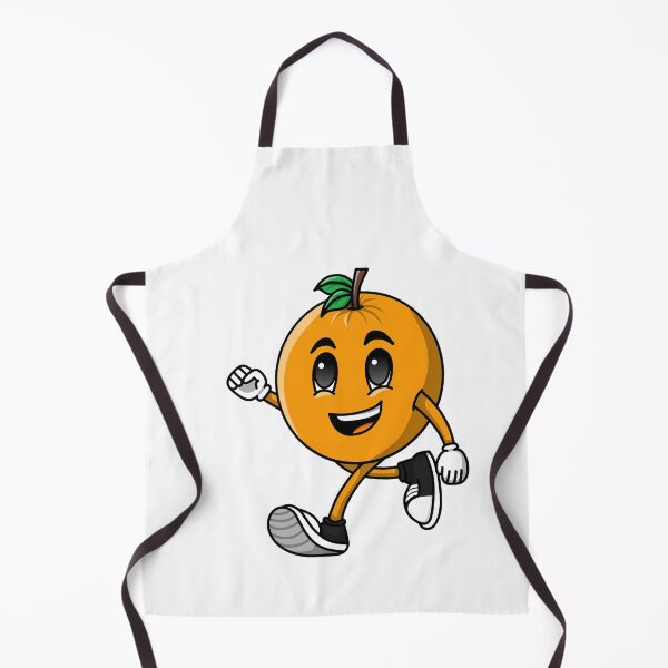 Item preview, Cute Orange Mascot Fruit Character designed and sold by AquaCreative.