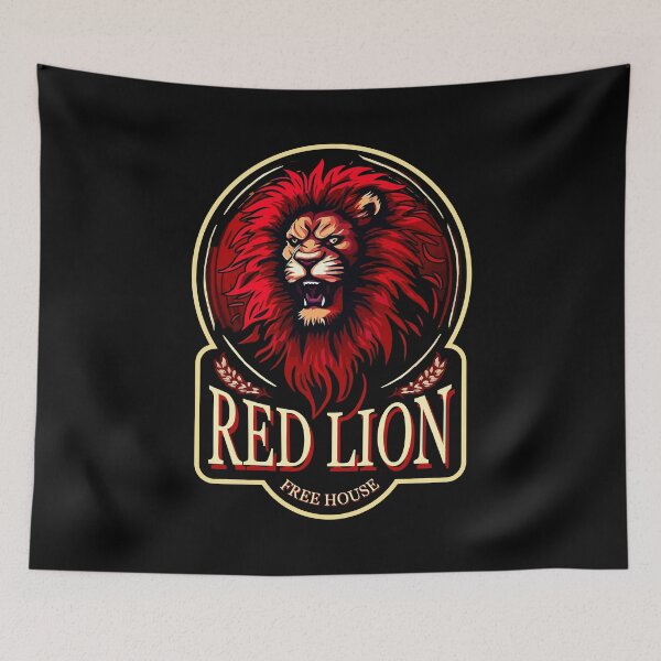Item preview, Red Lion pub sign logo designed and sold by damomonkey.