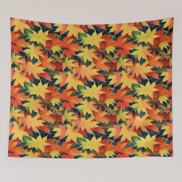 Item preview, Colorful Japanese Maple Leaf Pattern designed and sold by kiyaansh16.
