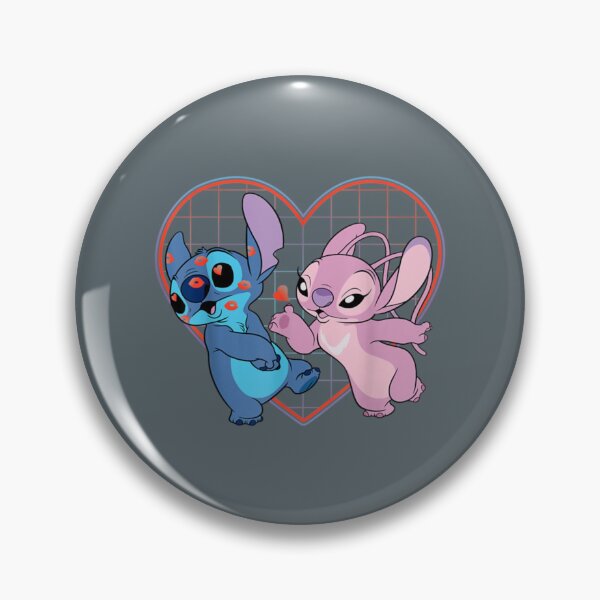 Item preview, Lilo And Stitch Angel Heart Kisses    designed and sold by JaxtonBosch.