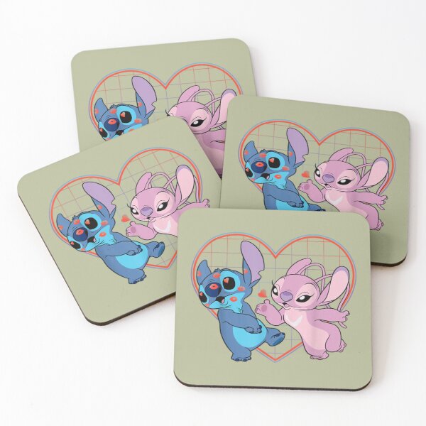 Item preview, Lilo And Stitch Angel Heart Kisses    designed and sold by JaxtonBosch.