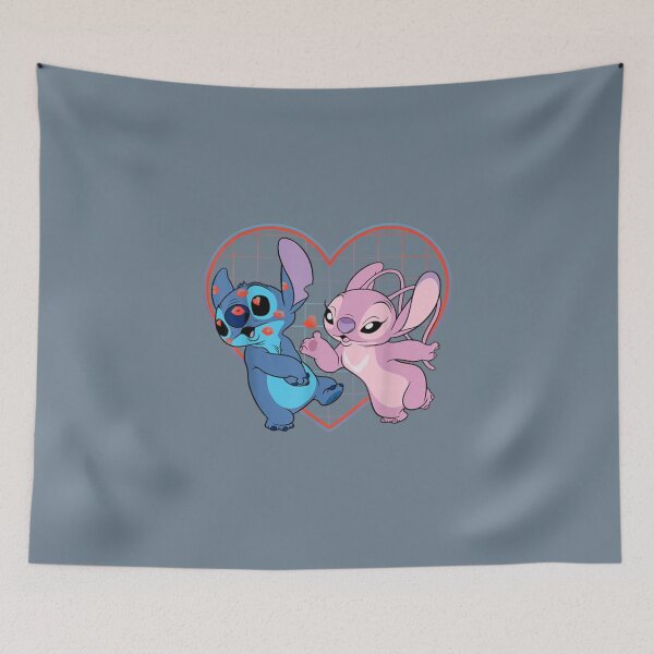Item preview, Lilo And Stitch Angel Heart Kisses    designed and sold by JaxtonBosch.