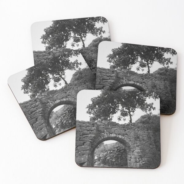 Item preview, The Gate. Kefalogourna Waterfalls - Theologos. Thassos 2023 50 bw designed and sold by Jouko Lehto Photography.